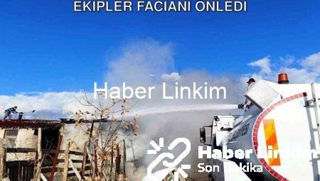 Kütahya Seyitömer’de Ahır Yangını: Ekipler Facianı Önledi