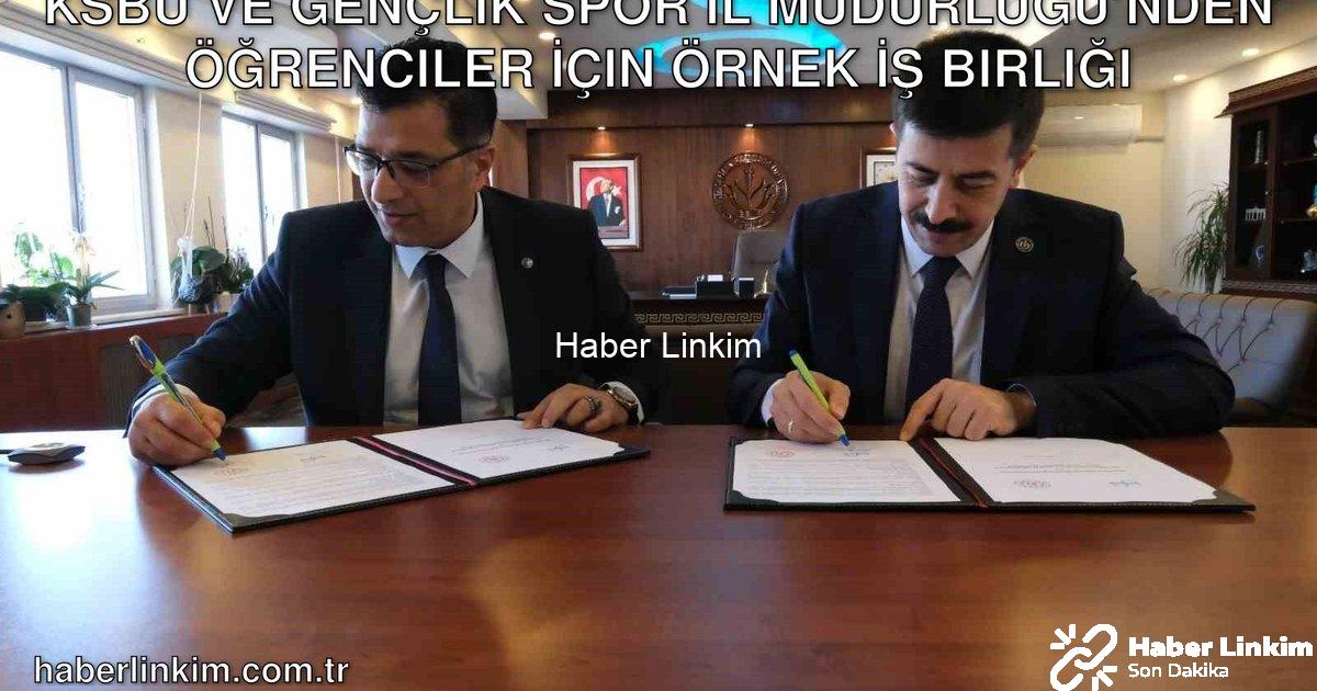 "KSBÜ ve Gençlik Spor İl Müdürlüğü’nden Öğrenciler İçin Örnek İş Birliği" başlıklı haber için fotore
