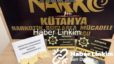 Kütahya’da Suçlulara Geçit Yok: 2 Haftada 22 Tutuklama