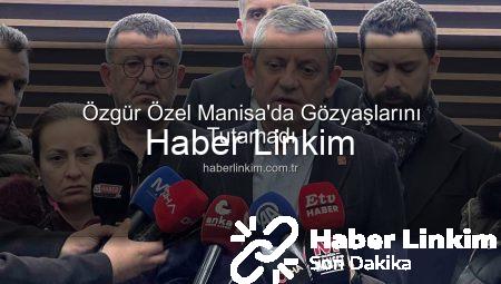 Özgür Özel Manisa’da Gözyaşlarını Tutamadı