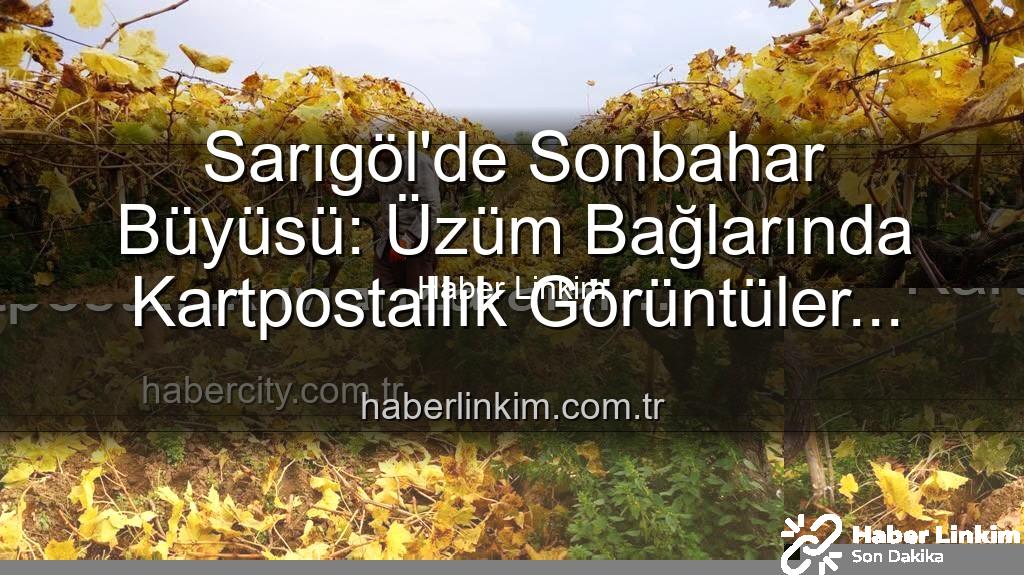 Sarıgöl üzüm bağları - Sarıgöl'de Sonbahar Büyüsü: Üzüm Bağlarında Kartpostallık Görüntüler Eşliğinde Budama Çalışmaları Başladı
