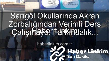 Sarıgöl Okullarında Akran Zorbalığından Verimli Ders Çalışmaya: Farkındalık Artıyor