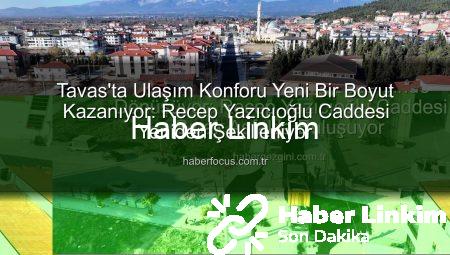 Tavas’ta Ulaşım Konforu Yeni Bir Boyut Kazanıyor: Recep Yazıcıoğlu Caddesi Sıcak Asfaltla Buluşuyor