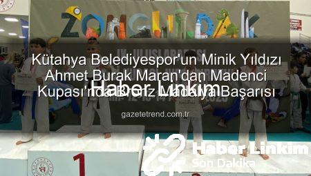 Kütahya Belediyespor’un Minik Yıldızı Ahmet Burak Maran’dan Madenci Kupası’nda Bronz Madalya Başarısı