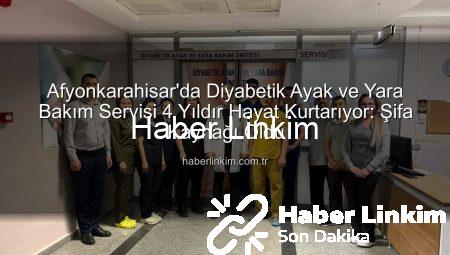 Afyonkarahisar’da Diyabetik Ayak ve Yara Bakım Servisi 4 Yıldır Hayat Kurtarıyor: Şifa Kaynağı Oldu