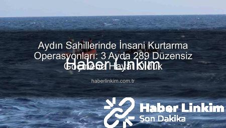 Aydın Sahillerinde İnsani Kurtarma Operasyonları: 3 Ayda 289 Düzensiz Göçmene Hayat Olduk